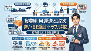 貨物利用運送と取次：違い、責任範囲、実務トラブル対応を徹底解説